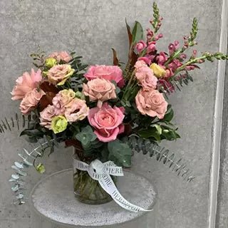 Blush - Pastel Rose Bouquet - Herbivore Florals